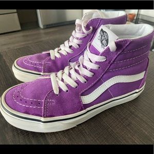 High Top Vans Purple Women’s 6